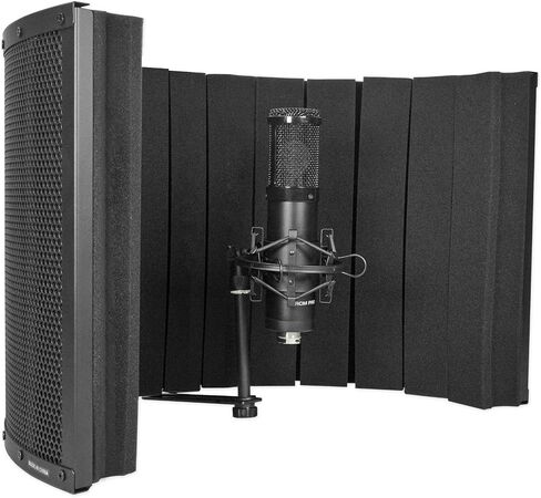 Rockville ROCKSHIELD 3 Large Studio Mic Isolation Shield w/Sound Dampening Foam in Saudi Arabia