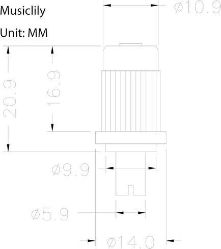 Musiclily ABR-1 Style Tune-o-matic Bridge for Les Paul Electric Guitar Replacement, Gold in Saudi Arabia