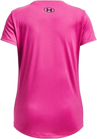 Under Armour Girls' Tech Big Logo Short Sleeve T Shirt, (561) Starlight / / White, X-Large in Saudi Arabia