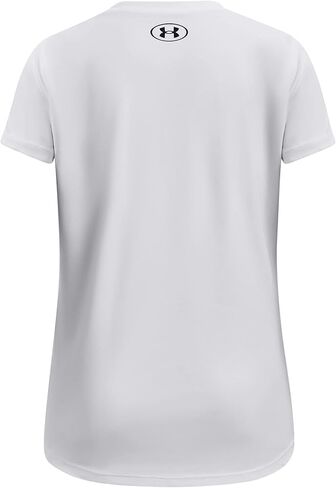 Under Armour Girls' Tech Big Logo Short Sleeve T Shirt, (561) Starlight / / White, X-Large in Saudi Arabia