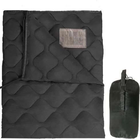 Lenotos Woobie Blanket, Thermal Insulated Military Poncho Liner, Water-Resistant, Portable, Insulation, for Hiking, Survival with Compression Carry Bag (Marpat) in Saudi Arabia
