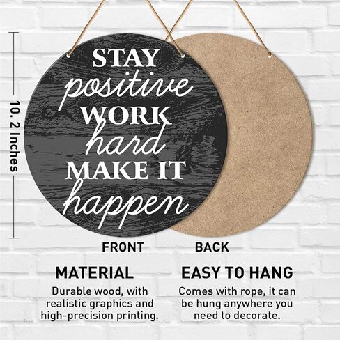 Muktoujaumai Gym Motivation Signs Wall Decor, Home Gym Inspirational Wall Decor Gym Hanging Signs Rustic Decorations for Office, Fitness, Workout Room, Drop It Like a Squat in Saudi Arabia