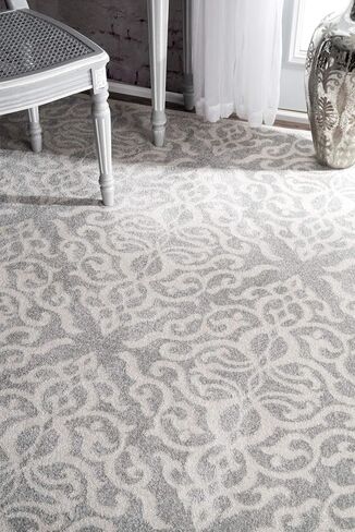 سجادة nuLOOM Jaime Vintage Trellis Runner، مقاس 2 × 6 بوصة، رمادي in Saudi Arabia