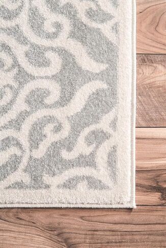 سجادة nuLOOM Jaime Vintage Trellis Runner، مقاس 2 × 6 بوصة، رمادي in Saudi Arabia