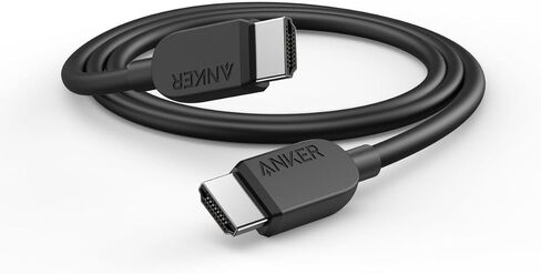 Anker HDMI Cable 4K/60Hz, 25 ft High Definition HDMI to HDMI Cord, 18 Gbps Certified Premium High Speed HDMI Cable, Compatible with Playstation 5, Xbox, Samsung, Sony 4K TVs, and More in Kuwait
