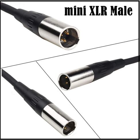 Seadream Mini XLR Male to XLR Female Adapter Cable, 3-pin Mini XLR Male to XLR Female Adapter Cable, for BMPCC 4K Camera Video Assist 4K Sharp 8K (1.64FT) in Saudi Arabia