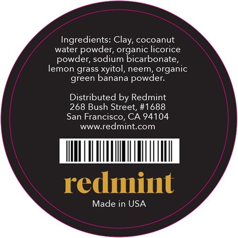 مسحوق تنظيف الأسنان العشبي ريدمينت | كشف سر الأسنان المشعة | 15 مل in Kuwait