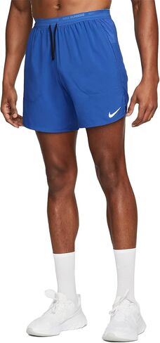 Nike Stride Men's Dri-FIT 7" Unlined Running Shorts (Game Royal/Black, DM4741-480) Size 3X-Large in Saudi Arabia