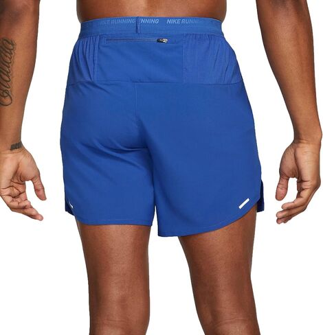 Nike Stride Men's Dri-FIT 7" Unlined Running Shorts (Game Royal/Black, DM4741-480) Size 3X-Large in Saudi Arabia