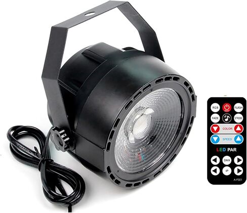 Stage Wash Lights LED 30W COB Par Lights RGB 3in1 Party Uplighting Lights with Remote and DMX512 Control Sound Activated DJ Lights for Wedding Disco Club Karaoke in Saudi Arabia