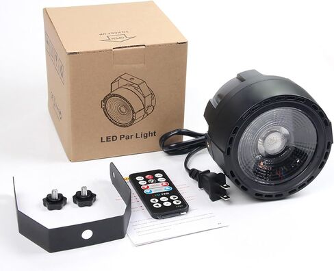 Stage Wash Lights LED 30W COB Par Lights RGB 3in1 Party Uplighting Lights with Remote and DMX512 Control Sound Activated DJ Lights for Wedding Disco Club Karaoke in Saudi Arabia