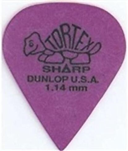 Dunlop Dunlop Tortex Sharp 1.14 Guitar Picks - 12 Pack (412P1.14) in Saudi Arabia