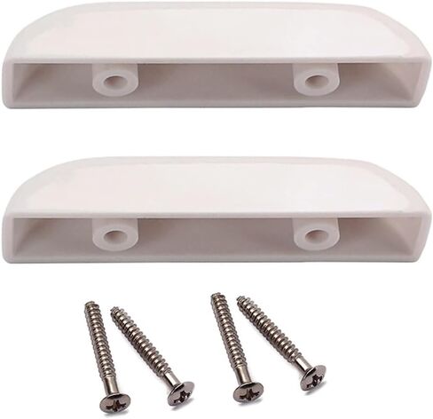 4Pcs Bass Guitar Thumb Rest Plastic Bass Finger Rest Thumbrest with Screws Compatible with Precision Fender Bass Electric Guitar (White) in Saudi Arabia