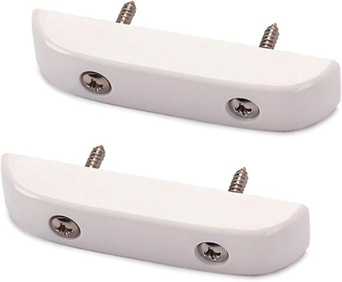 4Pcs Bass Guitar Thumb Rest Plastic Bass Finger Rest Thumbrest with Screws Compatible with Precision Fender Bass Electric Guitar (White) in Saudi Arabia