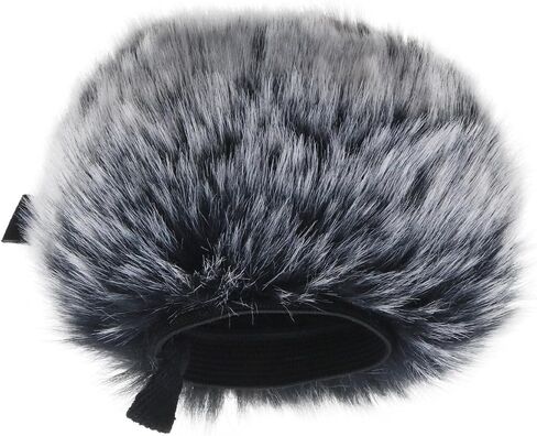 ECSiNG Furry Microphone Windscreen Muff Compatible with Zoom H5 H6 Portable Digital Recorder Outdoor Mic Wind Cover Shield Microphone Pop Filter in Saudi Arabia