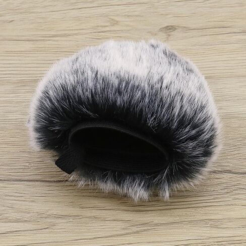 ECSiNG Furry Microphone Windscreen Muff Compatible with Zoom H5 H6 Portable Digital Recorder Outdoor Mic Wind Cover Shield Microphone Pop Filter in Saudi Arabia