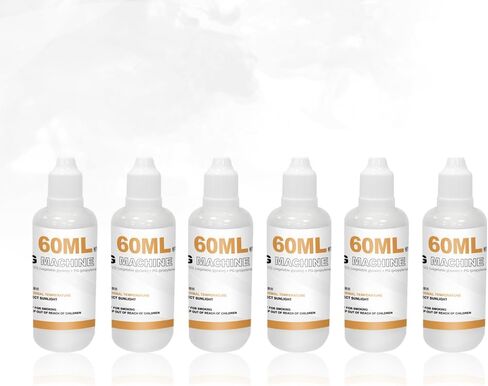 LENSGO Fog Machine Fluid,for LENSGO Smoke Machine,High Density 60ml×6 Bottles in Kuwait