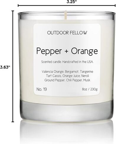 Tomato Vine Luxury Scented Candle, 40+ Hour Burn Time, Coconut & Apricot Wax Blend, Best Smelling Luxury Tomato Candle for Home, (8oz) in Saudi Arabia