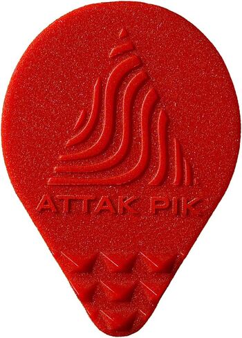 Attak Structured Guitar Pick By Acoustik Attak, Medium Guitar Pick, Unique Tone (10 Pack) in Saudi Arabia