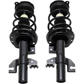 TRQ Rear Strut & Coil Spring Assembly Set Driver & Passenger Sides Compatible with 07-11 Honda CR-V