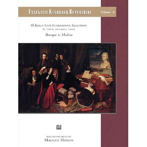 Essential Keyboard Repertoire, Vol 4: 85 Early / Late Intermediate Selections in Their Original Form - Baroque to Modern (Comb Bound Book)