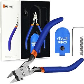 stedi Model Nipper, Ultra-thin Double-blades Nippers with Protective Case Model Hobby Making Tools for Gundam Repairing Plastic Model and Fixing