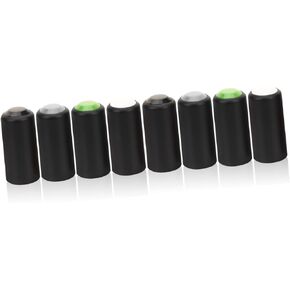 Milisten 8 Pcs Battery Cover Mic Battery Cap Covers Mic Stand Cup Holder Texture Id Mic Battery Cover Caps Foam Covers 58 Pg58 Plastic Cap