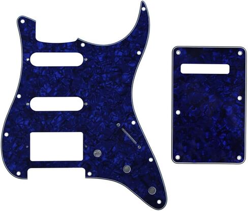 Red Tortoise HSS 11 Holes ST/Strat Electric Guitar Pickguard and BackPlate for Standard Strat Modern Style Guitar Part in Saudi Arabia
