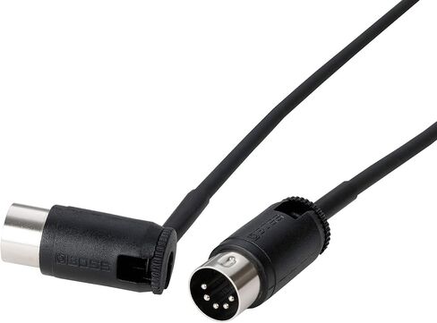 BOSS Bmidi-Pb1 – 1Ft/30Cm Length – Space-Saving Midi Cable with Multi-Directional Connectors, Perfect for Pedalboards and All Midi Applications in Saudi Arabia
