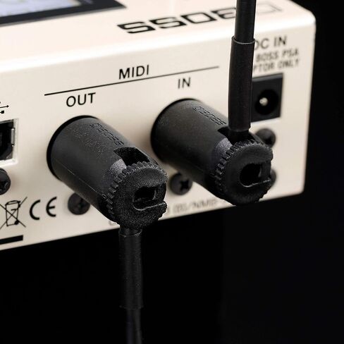 BOSS Bmidi-Pb1 – 1Ft/30Cm Length – Space-Saving Midi Cable with Multi-Directional Connectors, Perfect for Pedalboards and All Midi Applications in Saudi Arabia