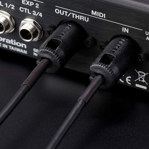 BOSS Bmidi-Pb1 – 1Ft/30Cm Length – Space-Saving Midi Cable with Multi-Directional Connectors, Perfect for Pedalboards and All Midi Applications in Saudi Arabia