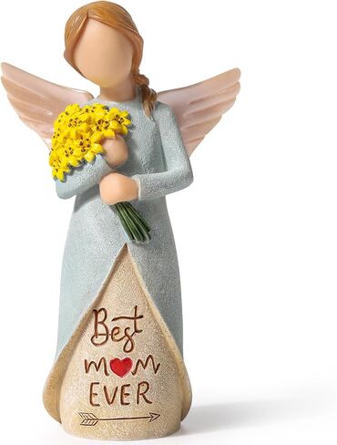 Get Well Soon Gifts for Women, Sympathy Gift Baskets for Women, Thinking of You Gifts for Women, Angel Figurines, Sculpted Hand-Painted Figure, Get Well Soon Care Package. in Saudi Arabia