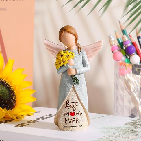 Get Well Soon Gifts for Women, Sympathy Gift Baskets for Women, Thinking of You Gifts for Women, Angel Figurines, Sculpted Hand-Painted Figure, Get Well Soon Care Package. in Saudi Arabia