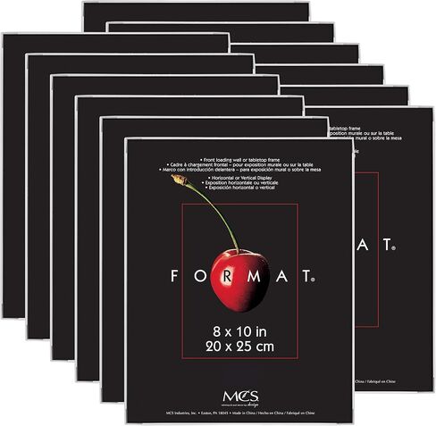 MCS Format Picture Frames, Black, 8 x 10, 12-Pack in Saudi Arabia