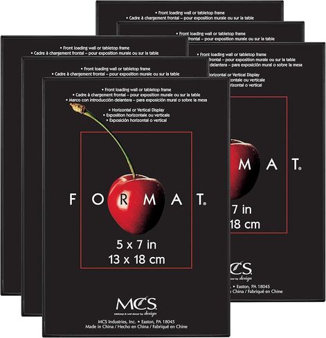 MCS Format Picture Frames, Black, 8 x 10, 12-Pack in Saudi Arabia