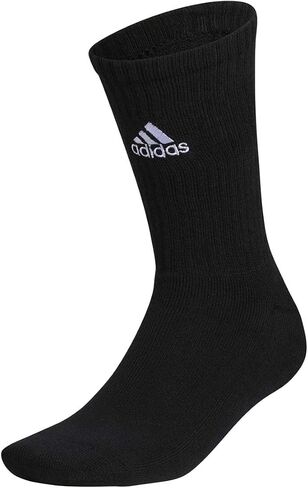 adidas Team 6 Pack Crew Socks White | Black XL in Saudi Arabia