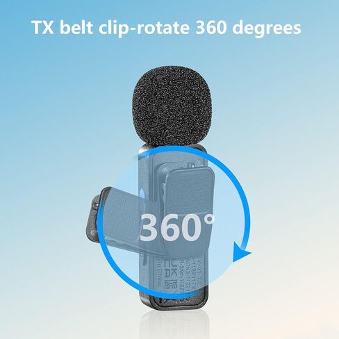 ميكروفون BOYA اللاسلكي Lavalier لأجهزة Android USB C والهواتف الذكية والكمبيوتر اللوحي وميكروفون خارجي صغير من النوع C لهاتف iPhone 15 مع ميكروفون لتسجيل الفيديو والبودكاست وبث اليوتيوب in Kuwait