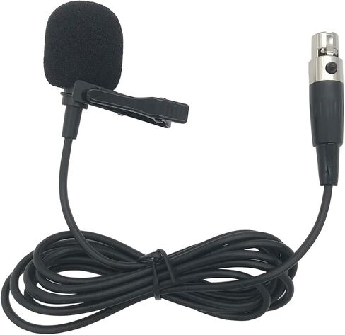 ميكروفون PDEEY XLR TA4F Lavlier - مشبك طية صدر السترة متعدد الاتجاهات ميكروفون 4 دبوس موصل صغير in Saudi Arabia