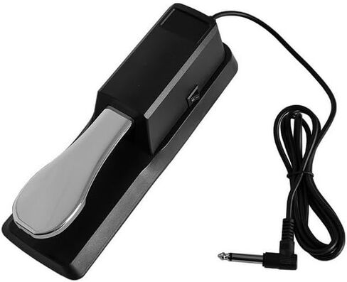 Sustain Pedal for Keyboard,Piano Pedal Keyboard Foot Damper Pedal,1/4″(6.5mm) Input Plug, for Electronic Keyboards, MIDI Synthesizer, Digital Pianos in Saudi Arabia