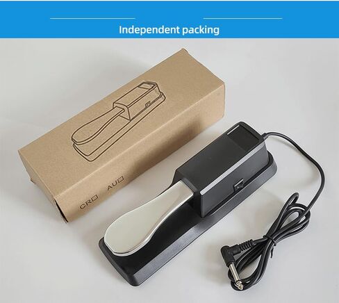Sustain Pedal for Keyboard,Piano Pedal Keyboard Foot Damper Pedal,1/4″(6.5mm) Input Plug, for Electronic Keyboards, MIDI Synthesizer, Digital Pianos in Saudi Arabia