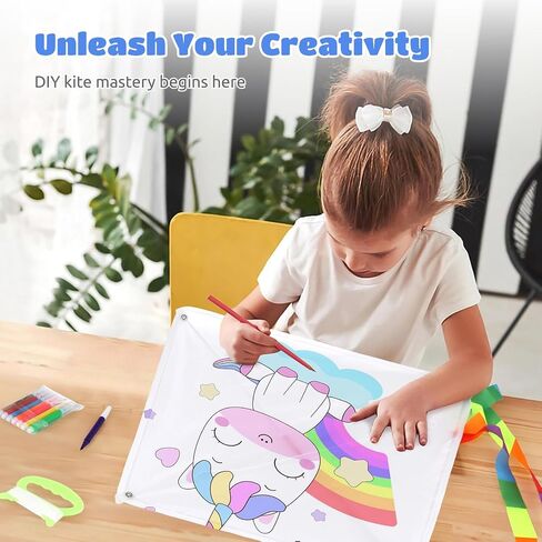 6PCS DIY Kites Set,Bulk Kites DIY Kit for Kids DIY Decorating,26.7 x 23.4 Inches Colorful Rainbow Kites for Youth Adults Easy to Fly,Large Kites for Family Time Spring Outdoor Friends Beach Activities in Saudi Arabia
