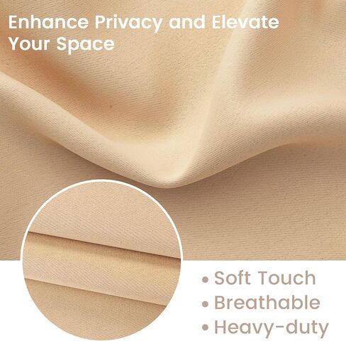 Velcro Door Curtain Tie Up Door Blind Thermal Insulated Small Door Curtains for Door Window/Small Front Door/Classroom Door, 1 Panel, W26 x L20, Brown in Saudi Arabia