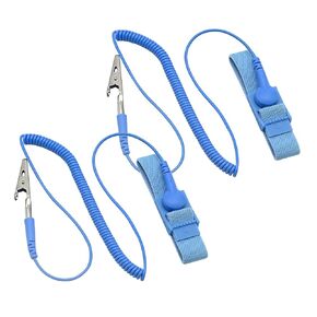Adjustable Anti Static Wrist Strap, Grounded Wrist Band with ESD Safe Grounding Cord for Computer Electronics PC Building (1 Pcs)