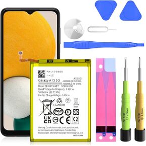 SHENMZ Galaxy A53 Battery,(𝟮𝟬𝟮𝟰 𝗡𝗲𝘄 𝗨𝗽𝗴𝗿𝗮𝗱𝗲𝗱) 6200mAh EB-BA336ABY Replacement Battery for Samsung Galaxy A53 5G SM-A536B,SM-A536B/DS,SM-A536U,with Repair Tools