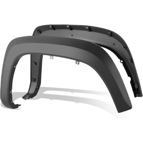 DNA Motoring WF-81001-MBK ABS البلاستيك الحاجز مشاعل عجلة متوافقة مع 16-17 تاكوما