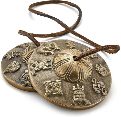 Tingsha Bell | Mantra and Symbol (Mantra 6.5 cms) in Saudi Arabia