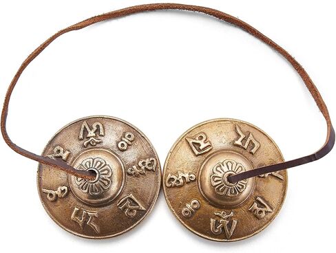 Tingsha Bell | Mantra and Symbol (Mantra 6.5 cms) in Saudi Arabia
