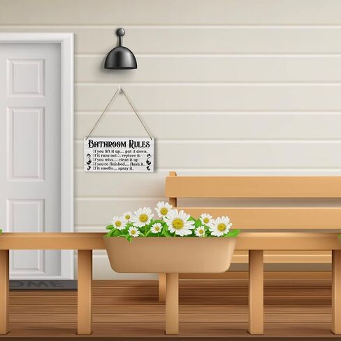 Retro Library Sign Wood Wall Art Home Farmhouse Wall Hanging Decor Rustic Library Book Lover Wooden Wall Art Decor Decorative Plaque Sign for Office House Cafe Outdoor Indoor, 10x5 Inches in Saudi Arabia