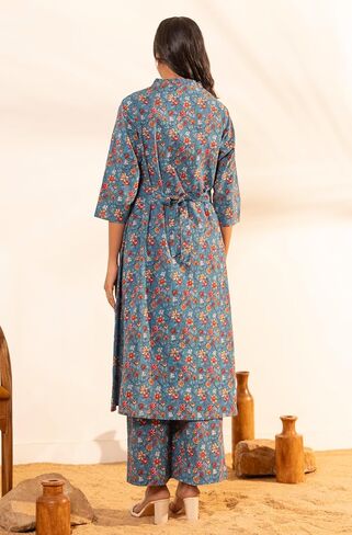 Janasya Maternity Nursing Kurta Set With Breastfeeding Feature for Pre and Post Pregant Women in Saudi Arabia
