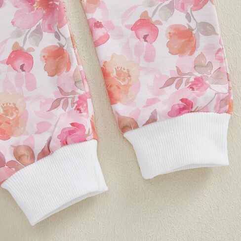 WZTYYDS Toddler Baby Girl Clothes 6 12 18 24 Months Fall Outfits Long Sleeves Sweatshirt Tops Pants Set 1-5T in Kuwait